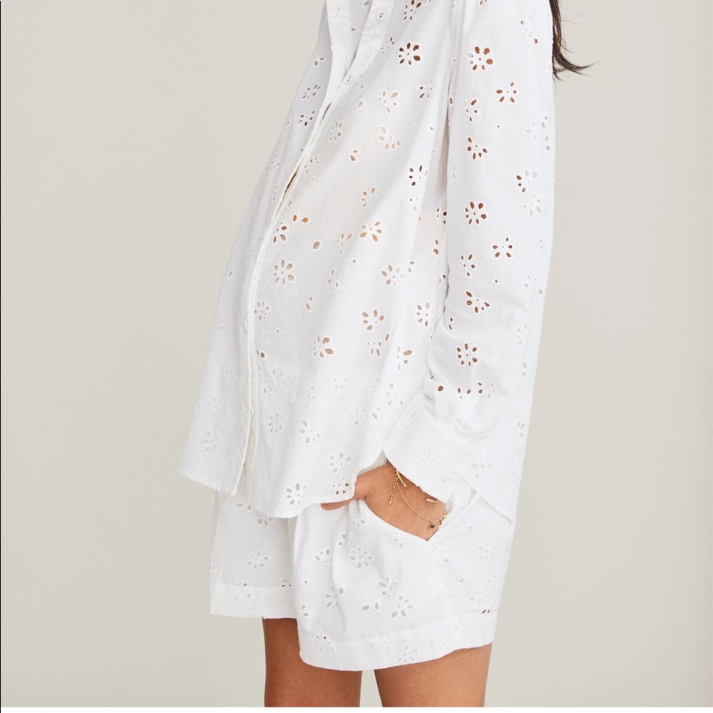 Hatch Maternity Eyelet Renata Short